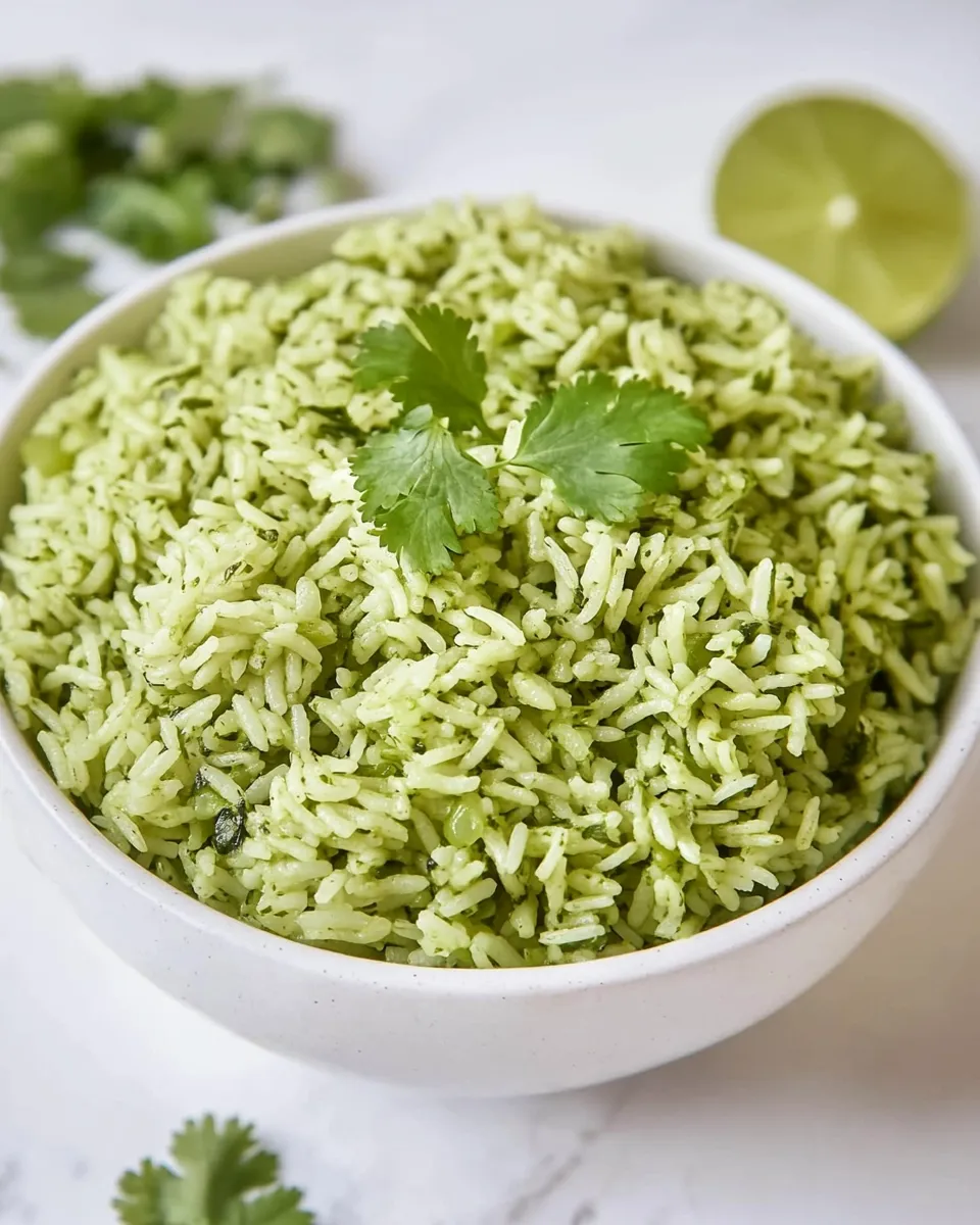 Homemade Arroz Verde photo