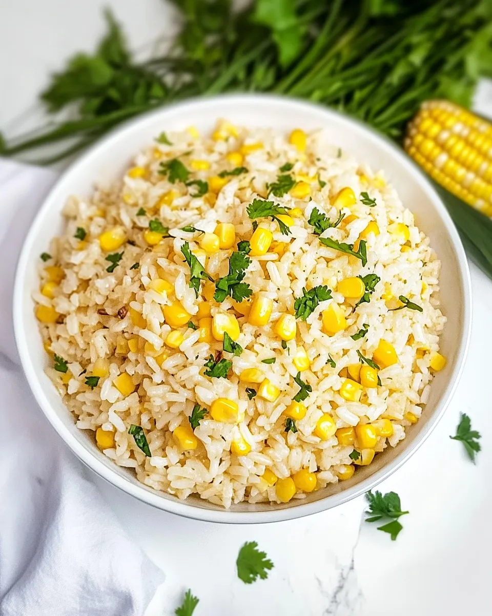 Homemade Arroz con Maiz, or Moro de Maiz (Rice with Corn) photo