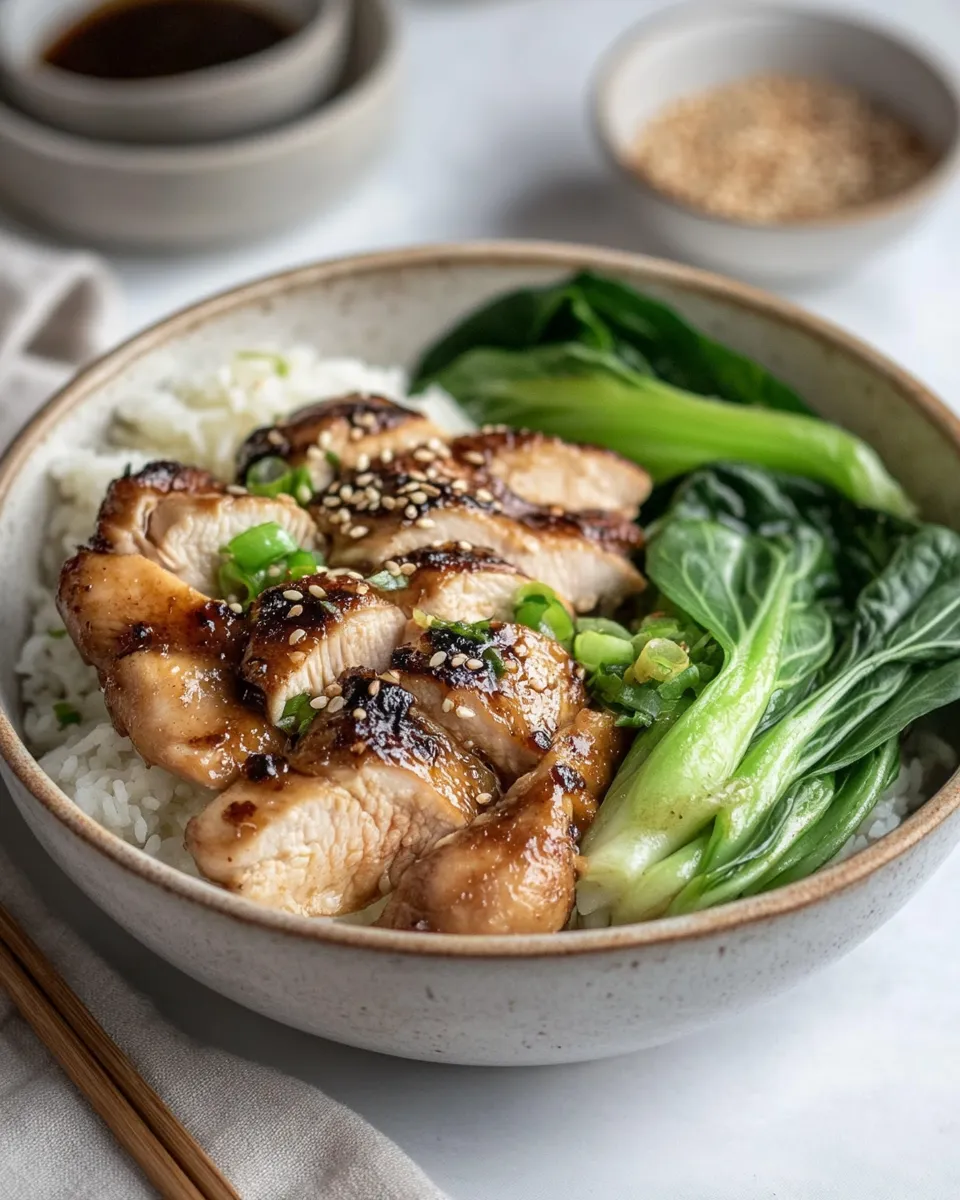 Delicious Asian Chicken Recipe (With Pak Choi) image