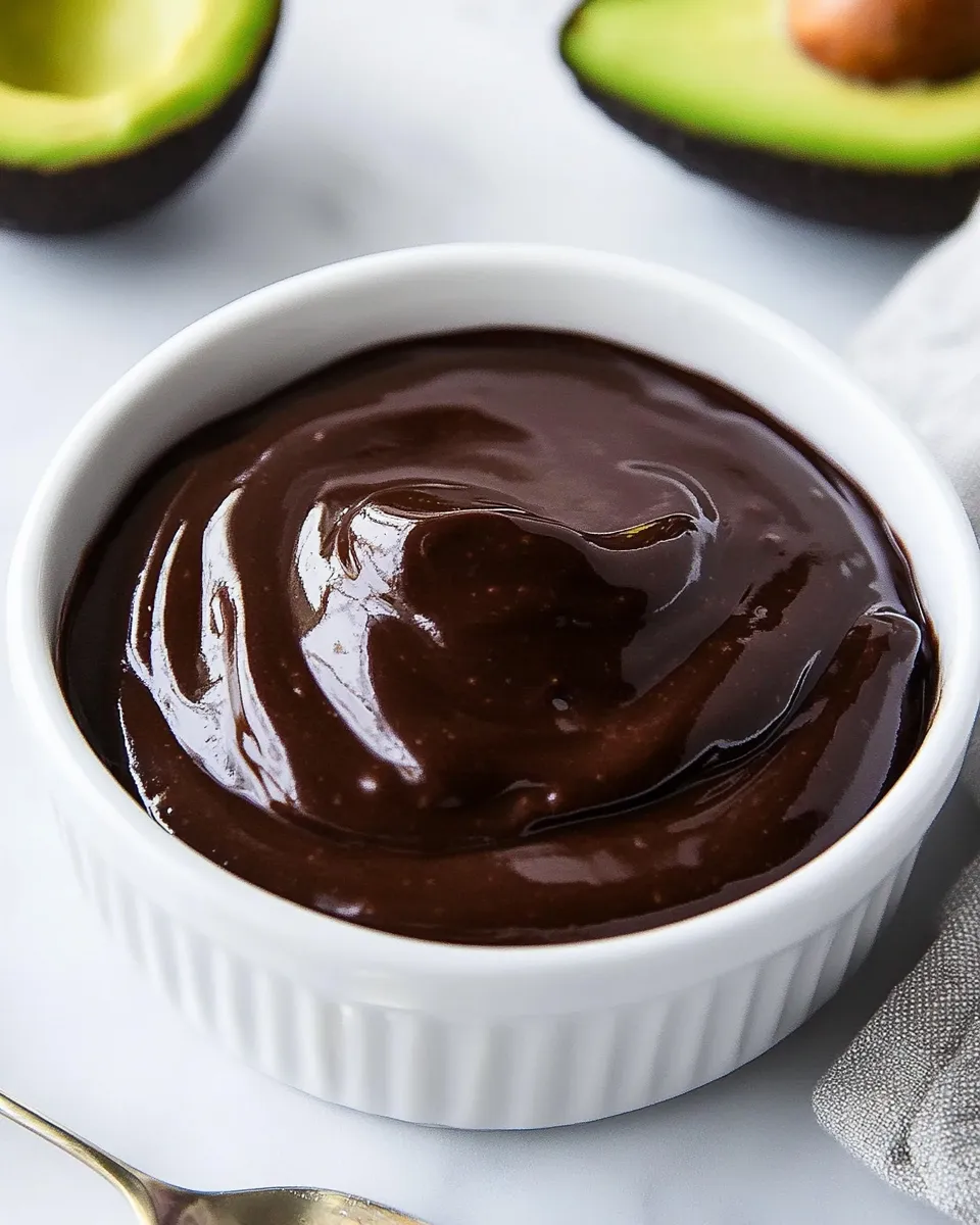 Easy Avocado Chocolate Pudding recipe photo
