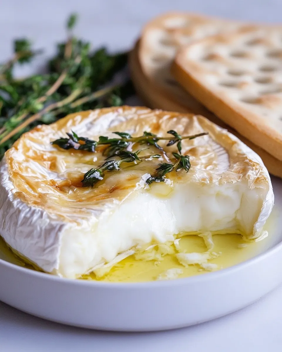 Easy Baked Brie Recipe shot