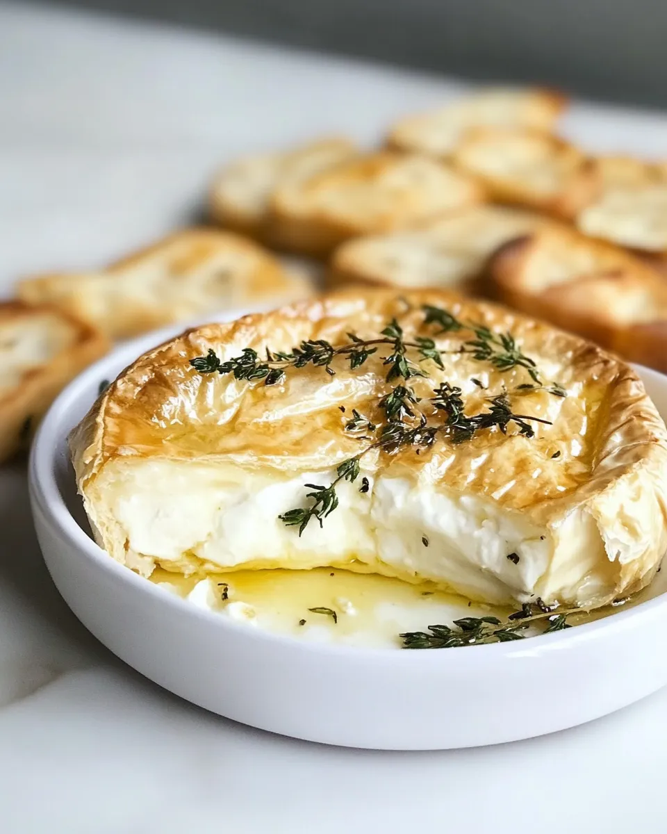 Delicious Baked Brie Recipe dish photo