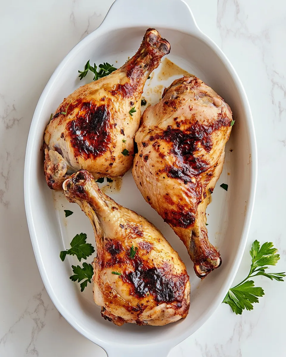 Easy Baked Chicken Leg Quarters recipe photo