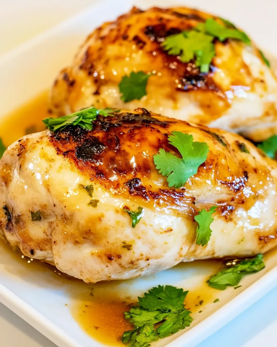 Homemade Baked Cilantro Lime Chicken recipe photo