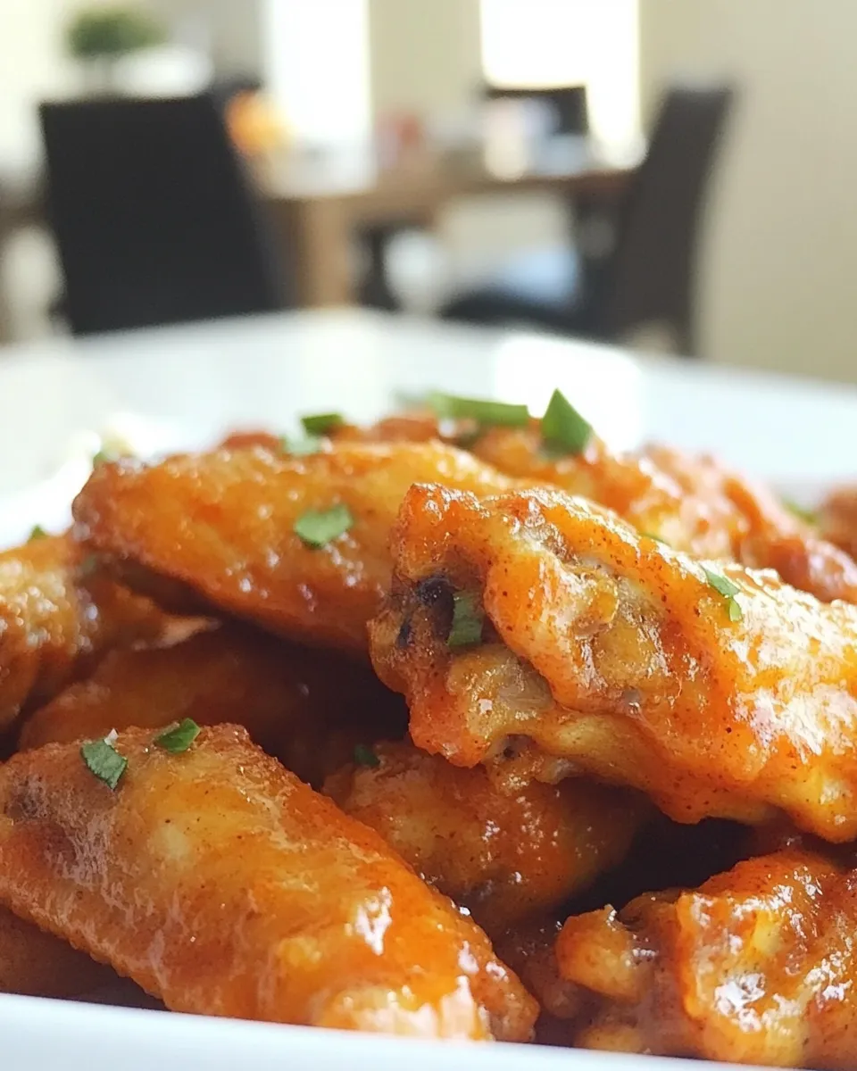 Classic Baked Garlic Buffalo Wings image