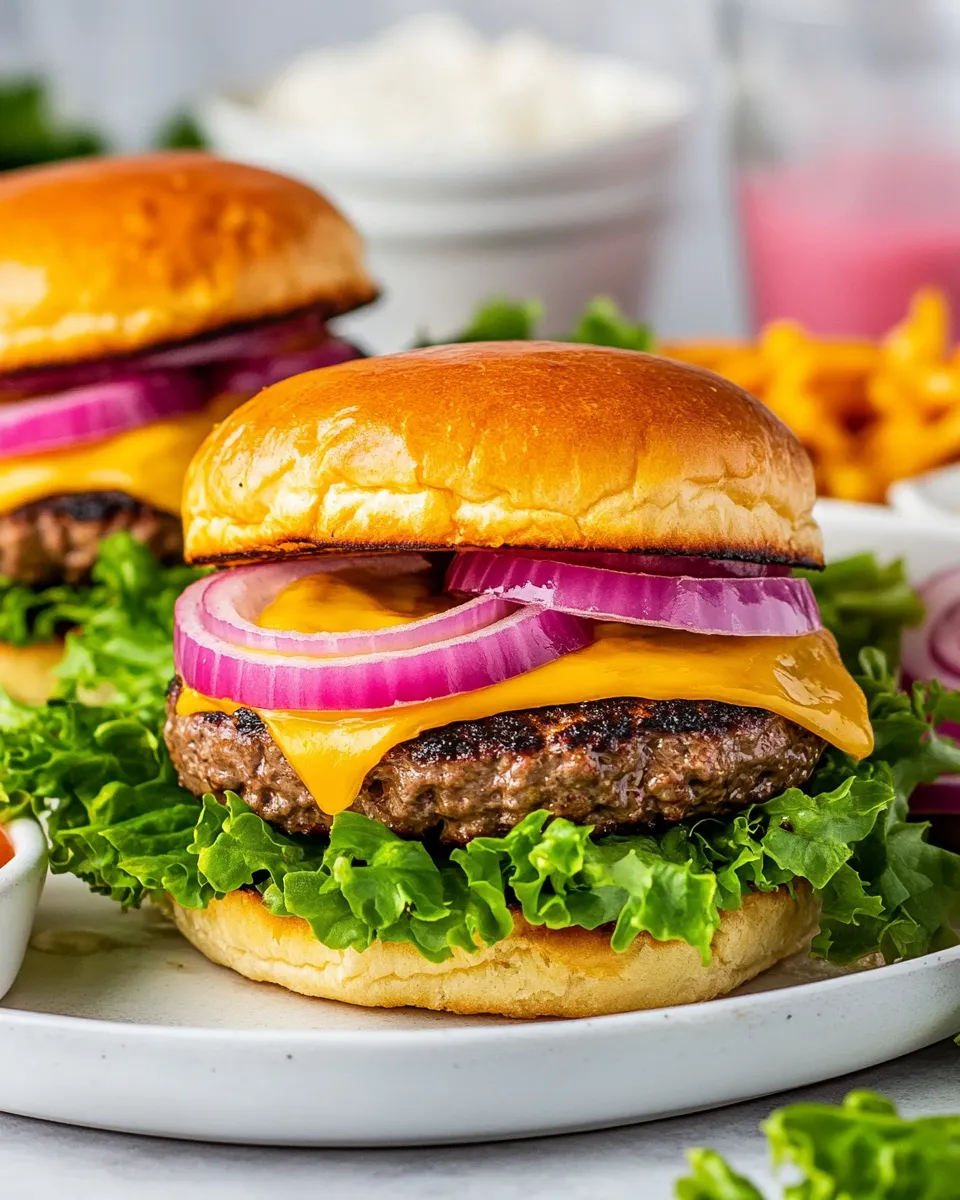 Homemade Baked Hamburgers Recipe (How to Cook Burgers in the Oven) photo