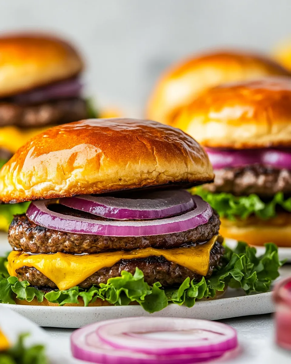 Classic Baked Hamburgers Recipe (How to Cook Burgers in the Oven) image