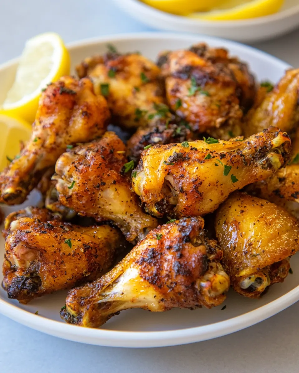 Best Baked Lemon Pepper Wings Recipe dish photo