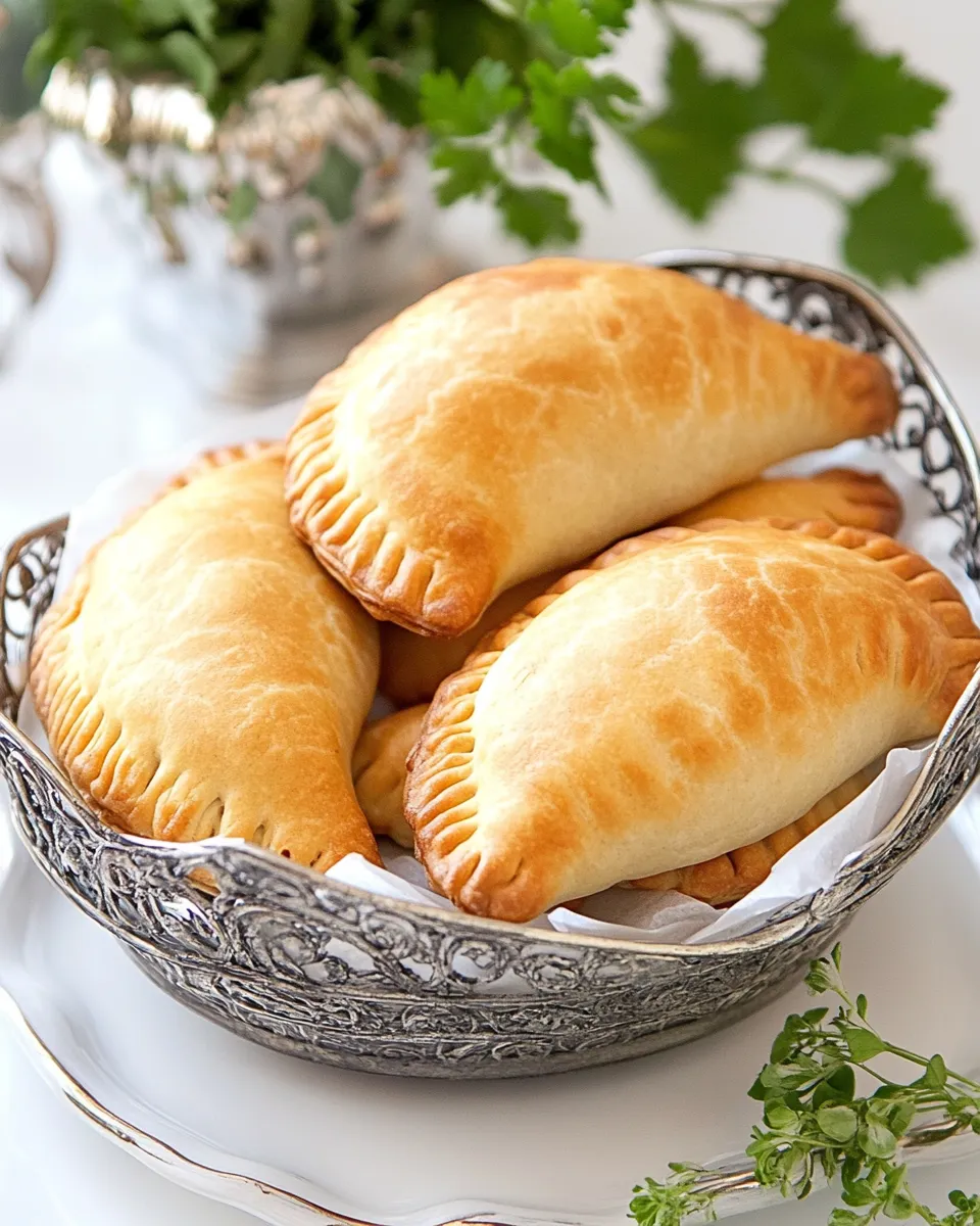 Delicious Baked, No Butter, Healthy Empanada Dough (Empanada Horneada) shot