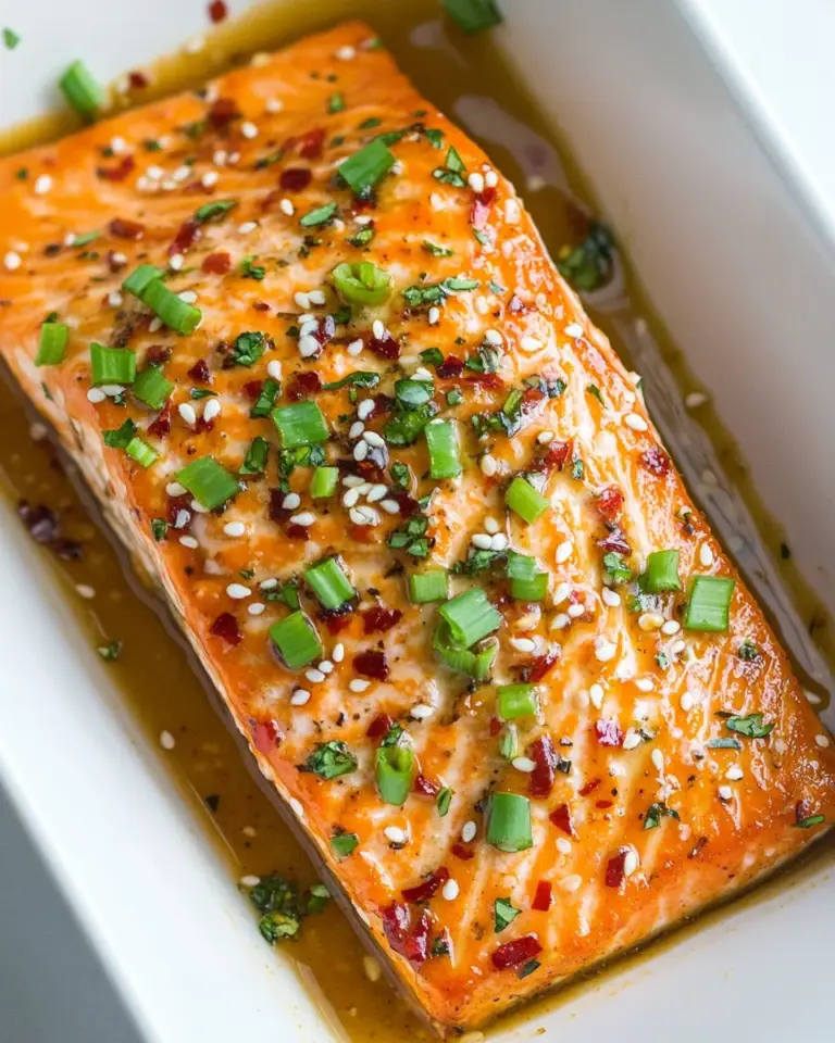 Homemade Baked Sweet Chili Garlic Salmon photo