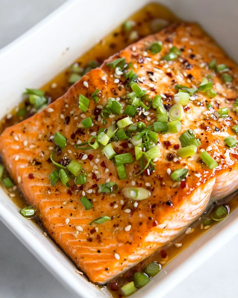 Delicious Baked Sweet Chili Garlic Salmon image