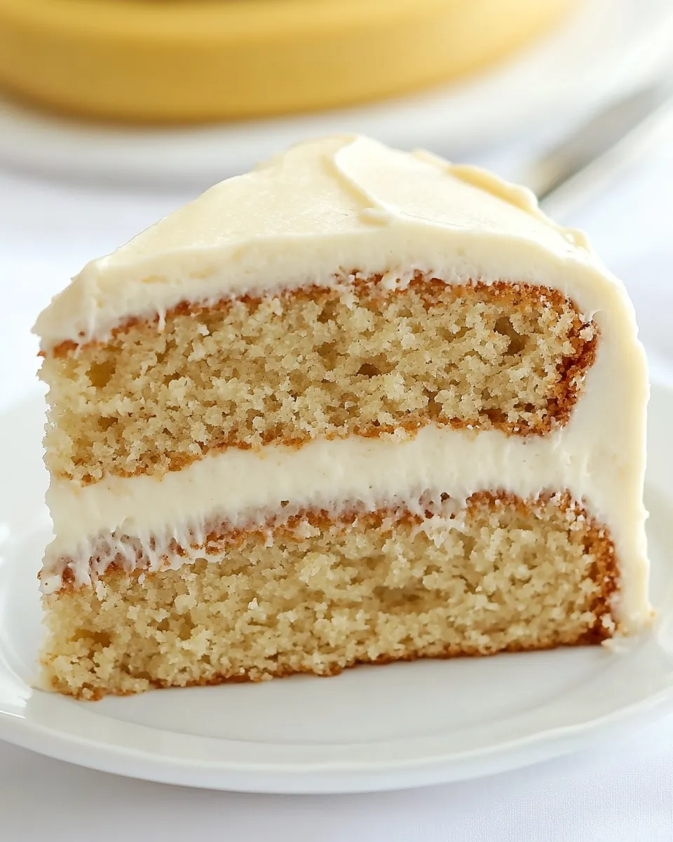 Easy Banana Cake with Cream Cheese Frosting recipe photo