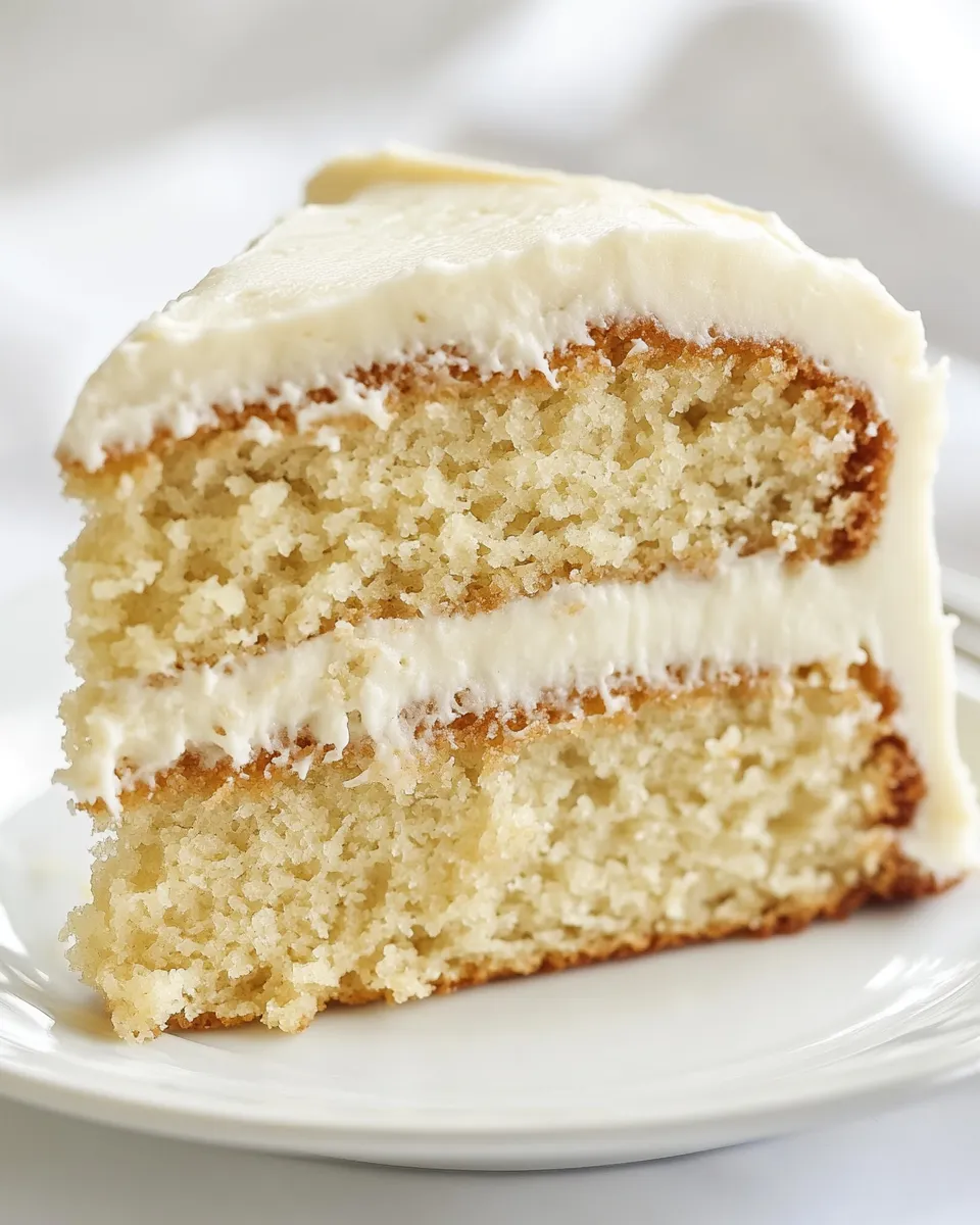 Delicious Banana Cake with Cream Cheese Frosting shot