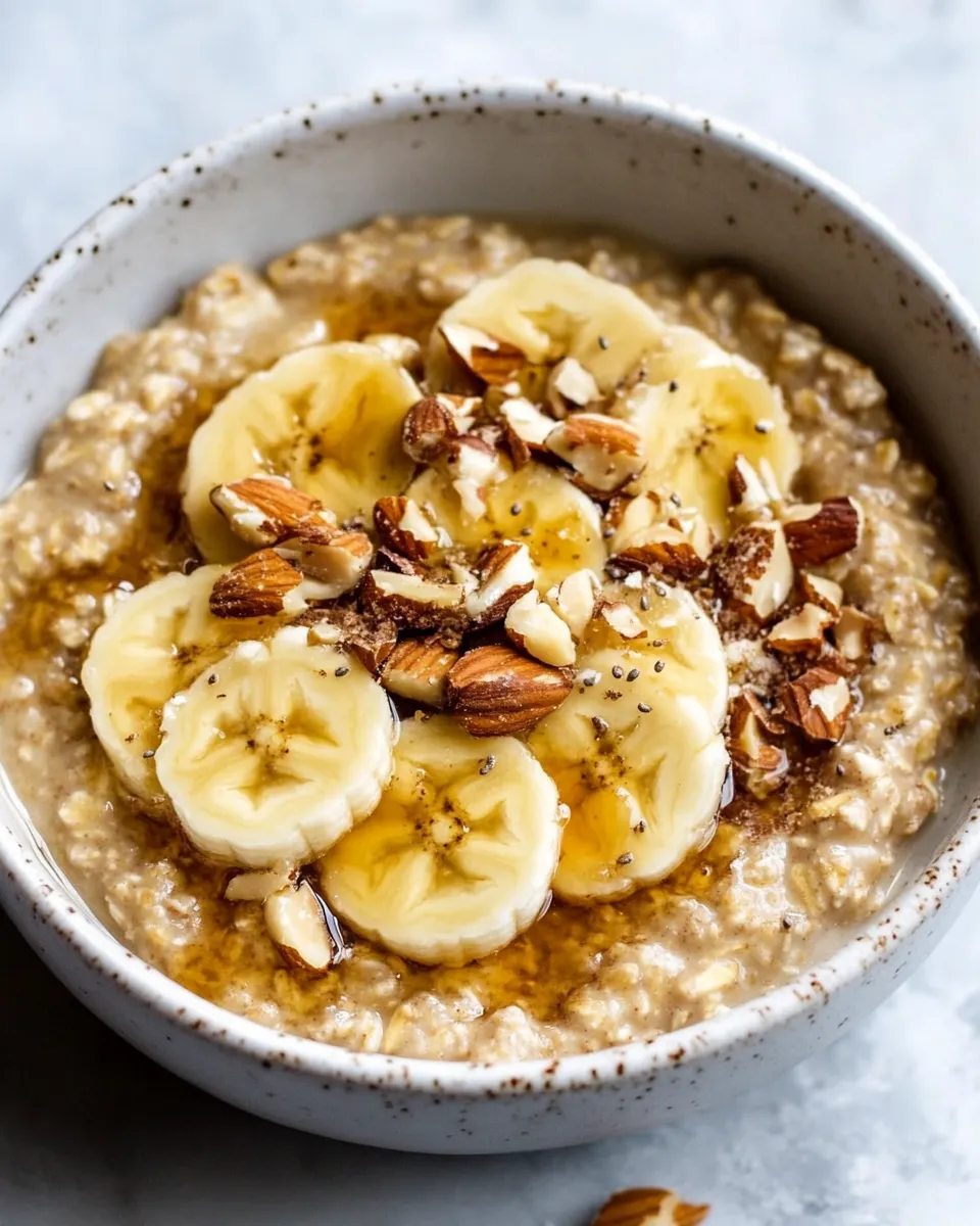 Healthy Banana Nut Protein Oats shot