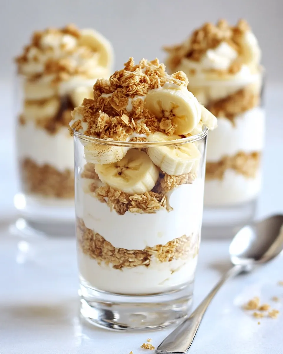Classic Banana Pudding Breakfast Parfaits image