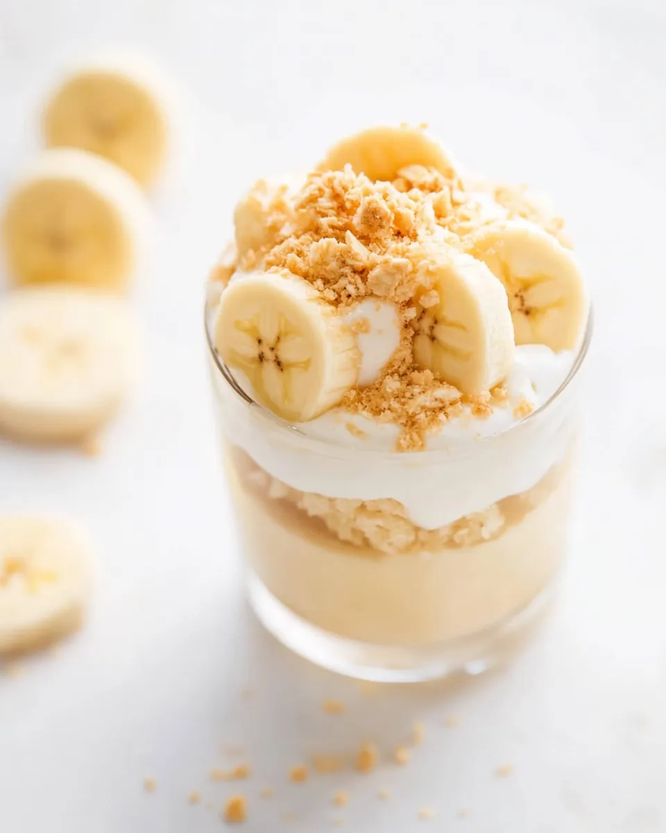 Delicious Banana Pudding Recipe food shot