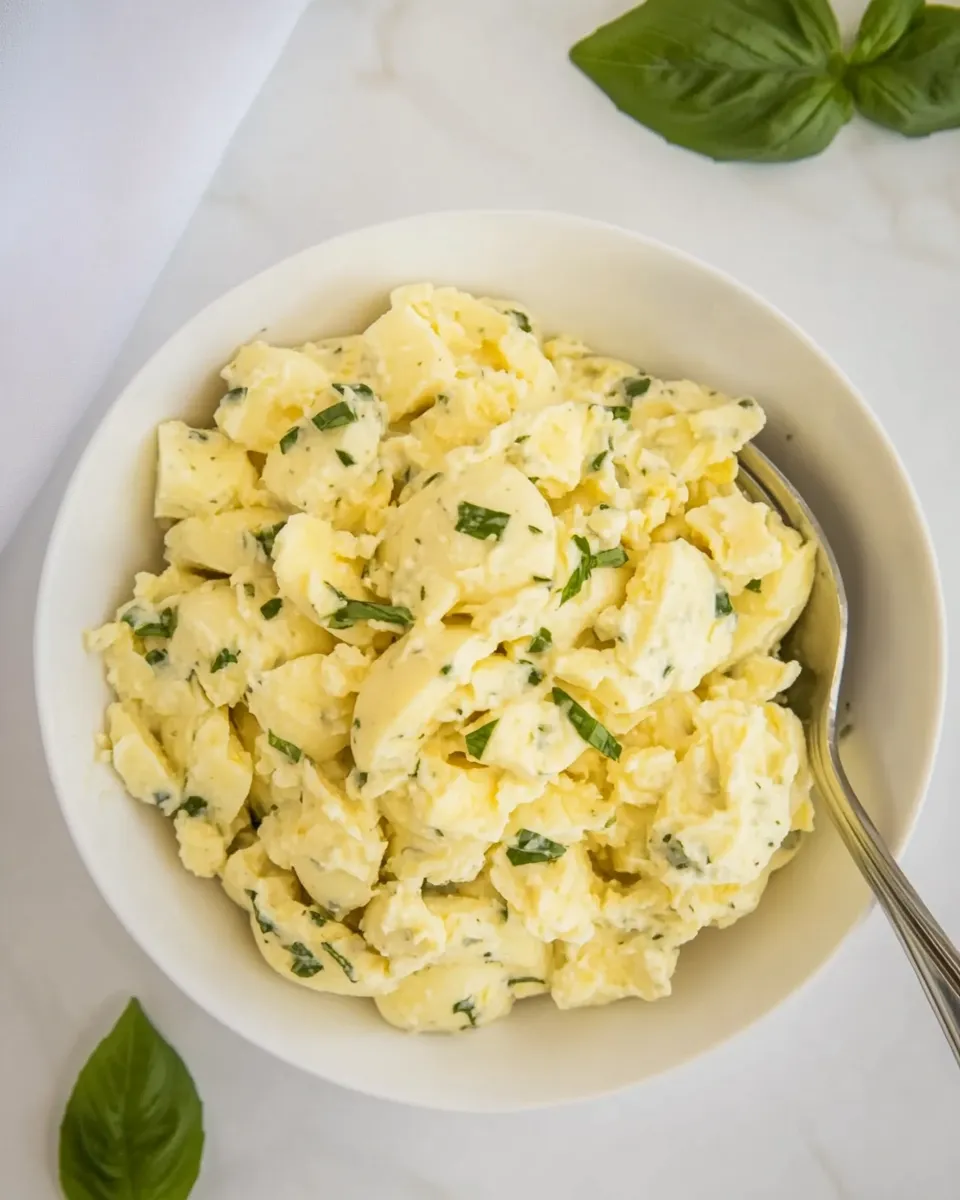 Homemade Basil Egg Salad photo