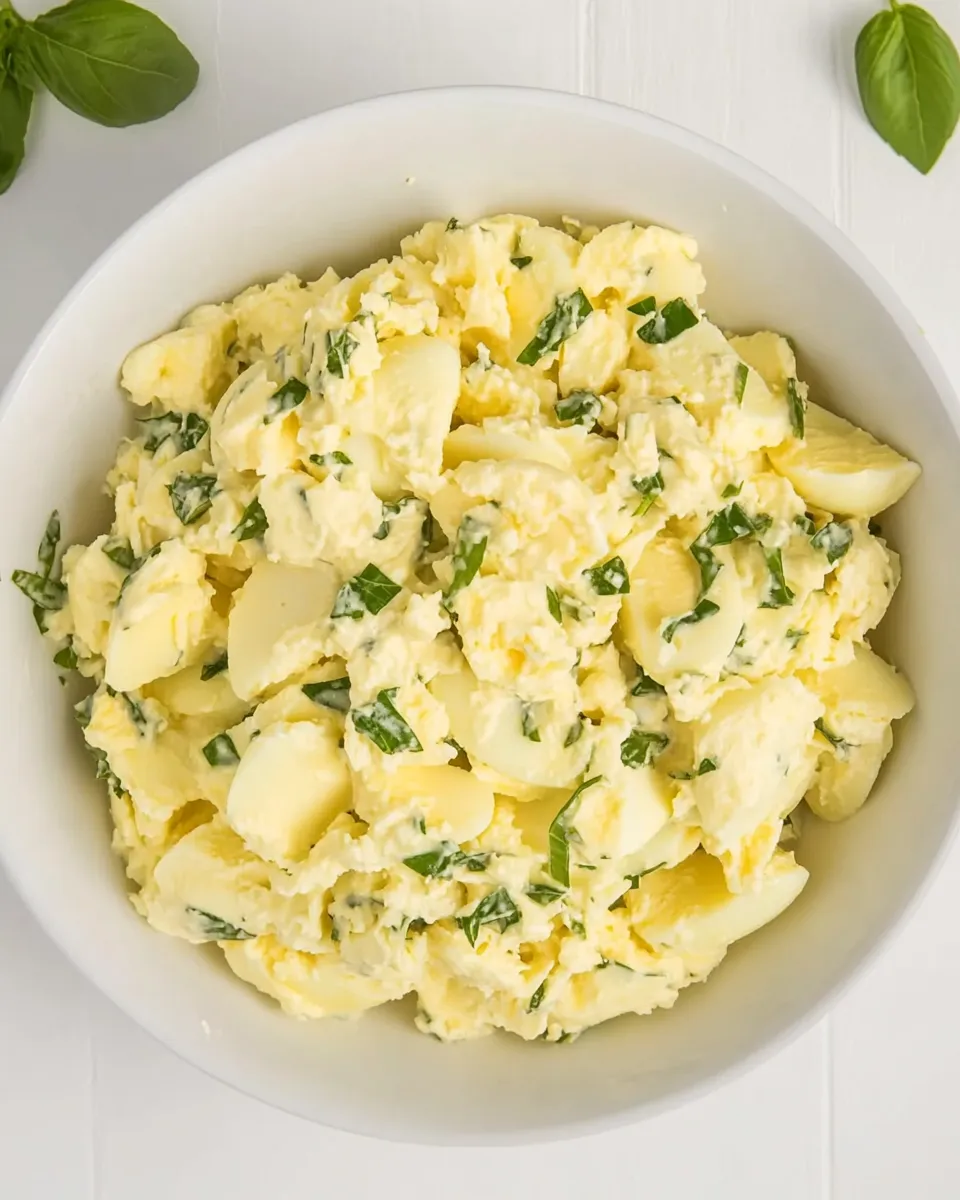 Easy Basil Egg Salad recipe photo