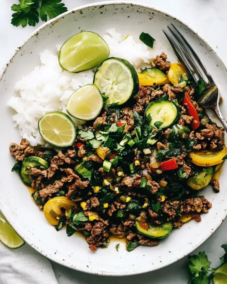 Homemade Beef Larb photo
