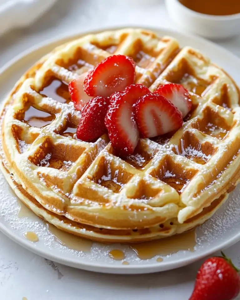 Homemade Belgian Waffles Recipe photo