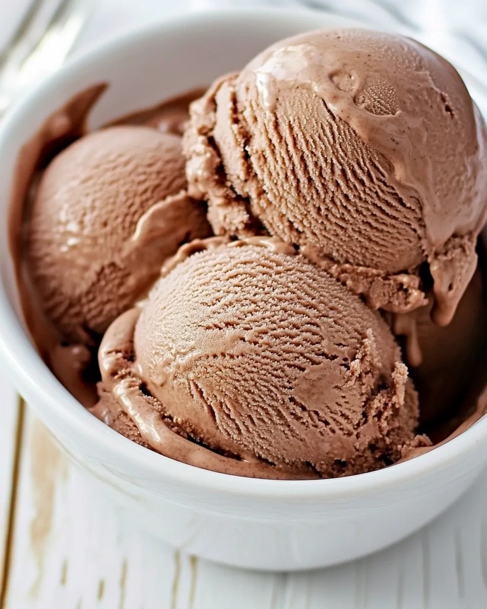 Classic Ben and Jerrys Chocolate Ice Cream Recipe (Easy Copycat) image