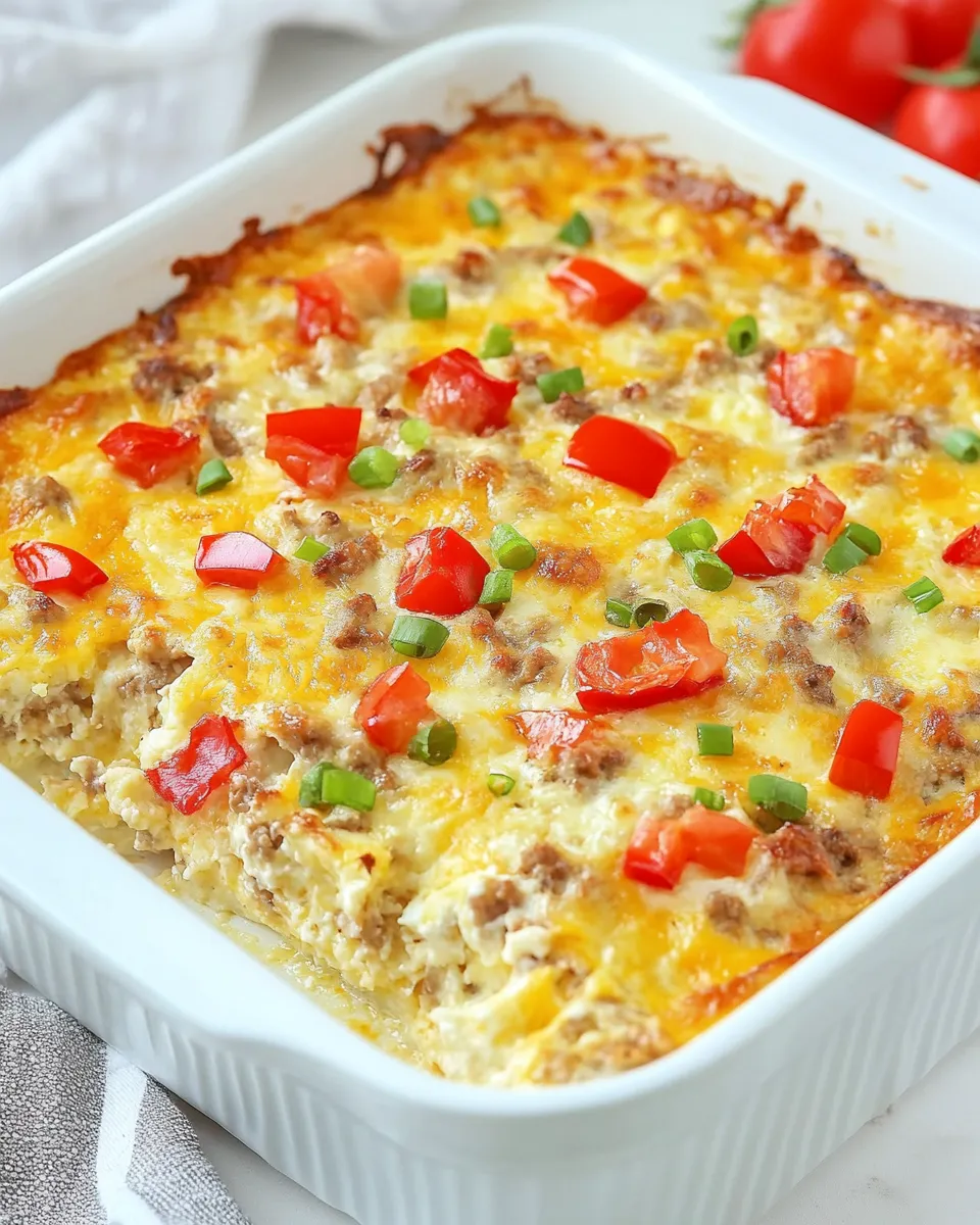Delicious Best Breakfast Casserole shot
