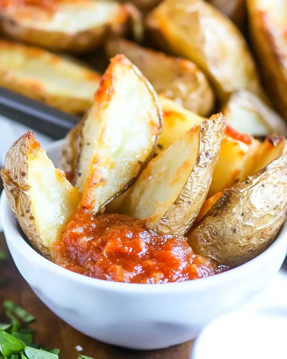Easy Best Oven Baked Potato Wedges recipe photo