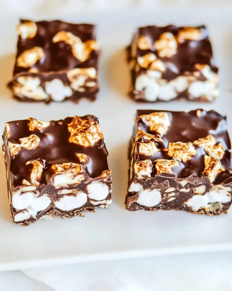Homemade Biscoff Marshmallow Chocolate Bars photo