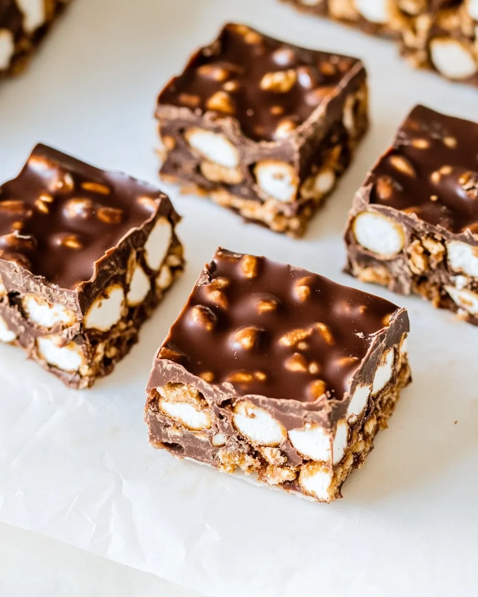 Delicious Biscoff Marshmallow Chocolate Bars image