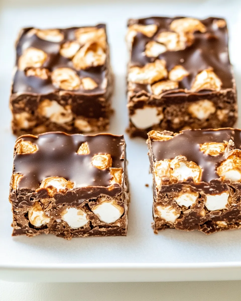 Sweet Biscoff Marshmallow Chocolate Bars shot