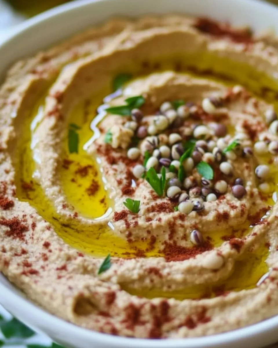 Homemade Black-Eyed Pea Hummus photo