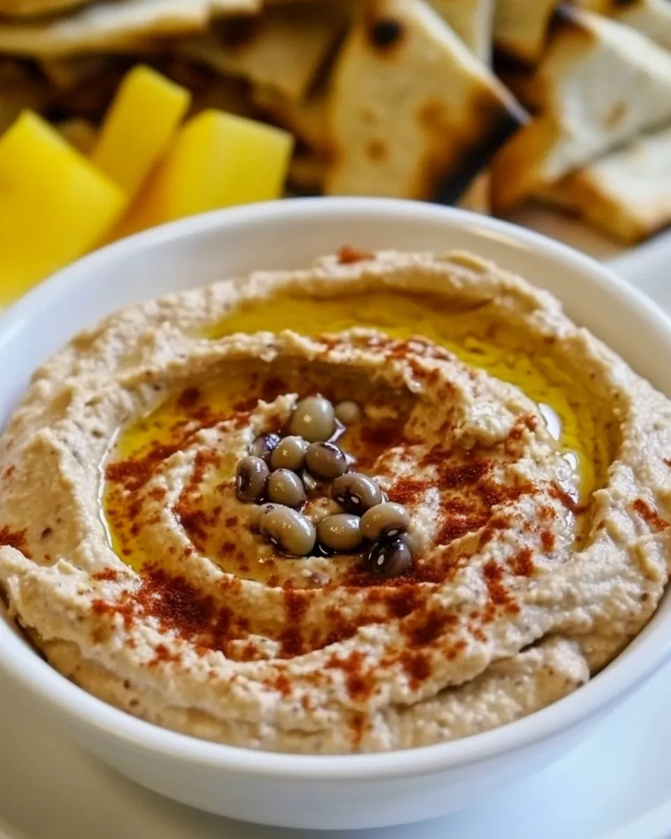 Easy Black-Eyed Pea Hummus recipe photo