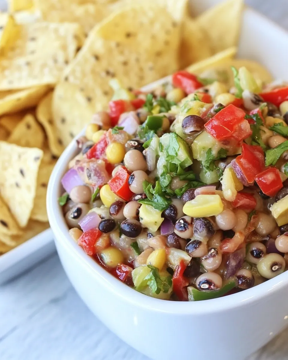 Easy Black-eyed Pea Dip recipe photo