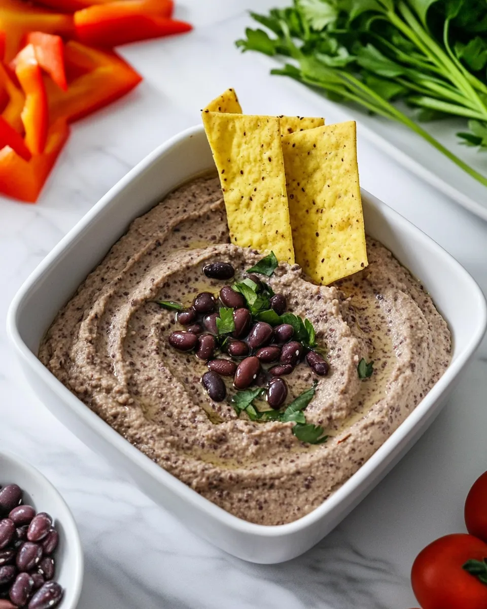 Easy Black Bean Hummus image