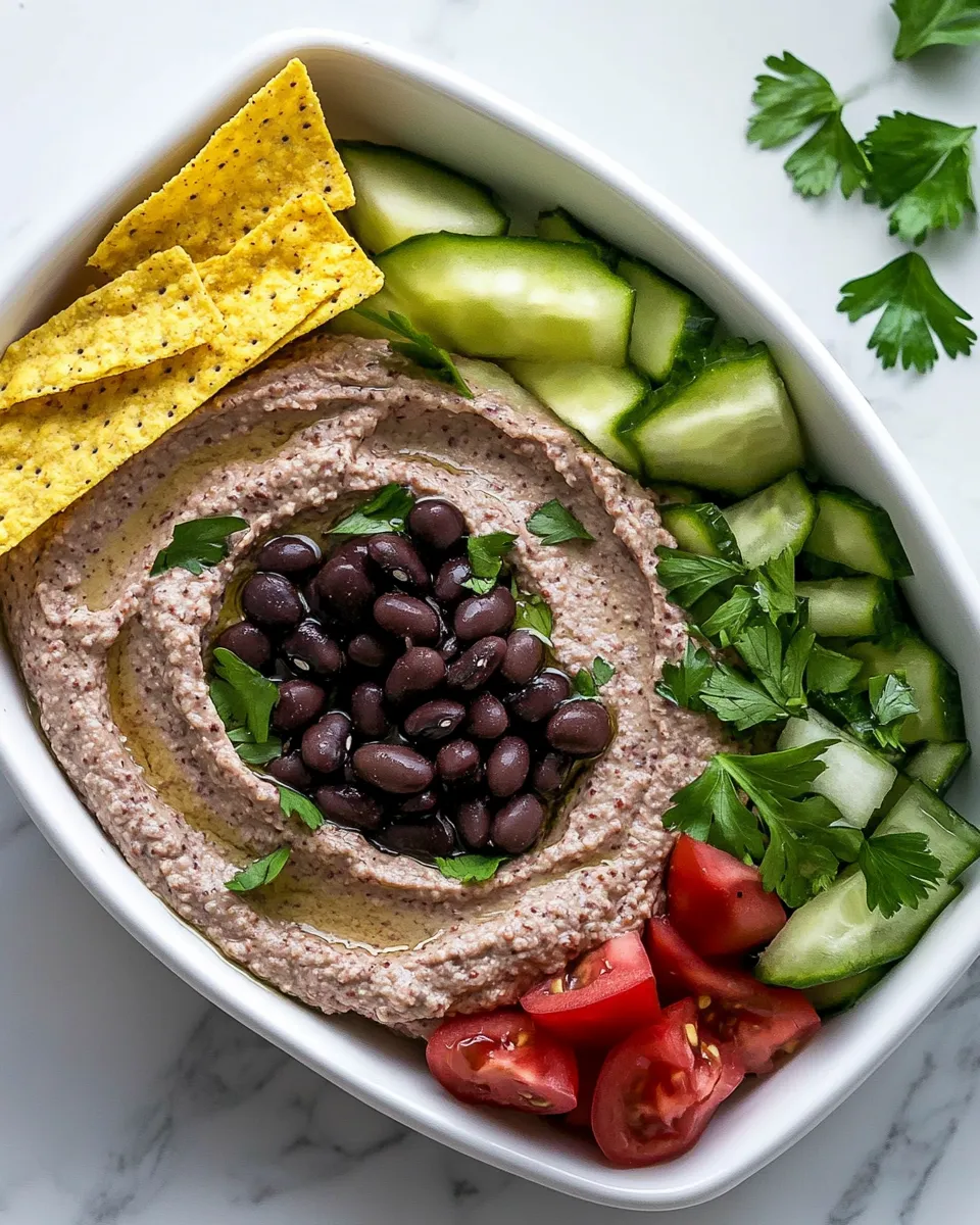 Delicious Black Bean Hummus recipe photo