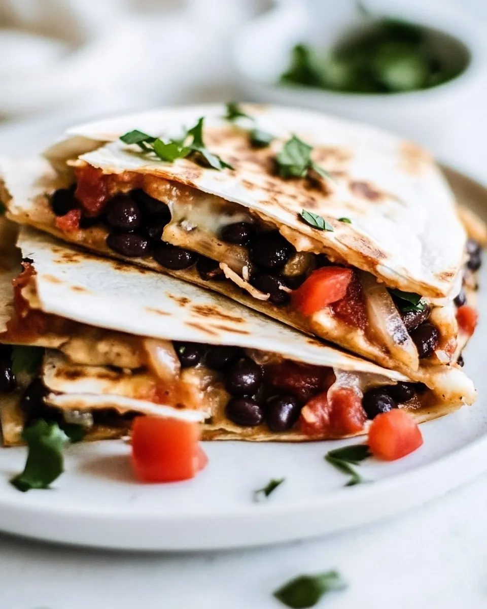 Classic Black Bean Quesadilla image