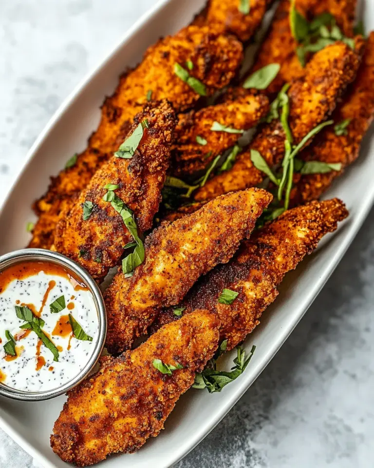 Perfect Black Pepper Rub Chicken Fingers with Greek Yogurt Ranch. image