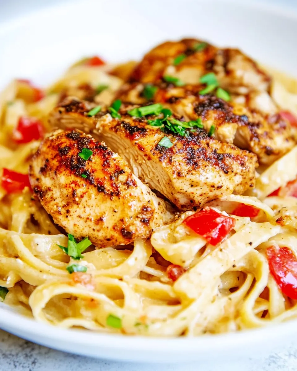 Classic Blackened Chicken Fettuccine image