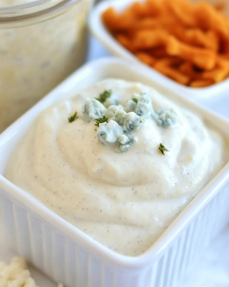 Classic Blender Blue Cheese Dressing Recipe image