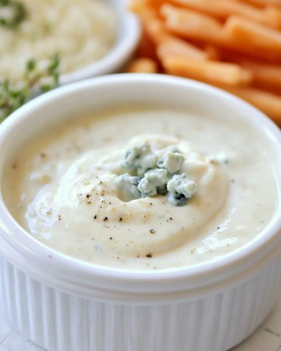 Easy Blender Blue Cheese Dressing Recipe shot