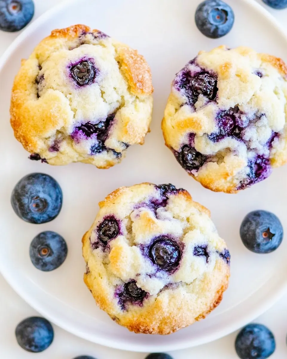 Easy Blueberry Muffin Tops recipe photo