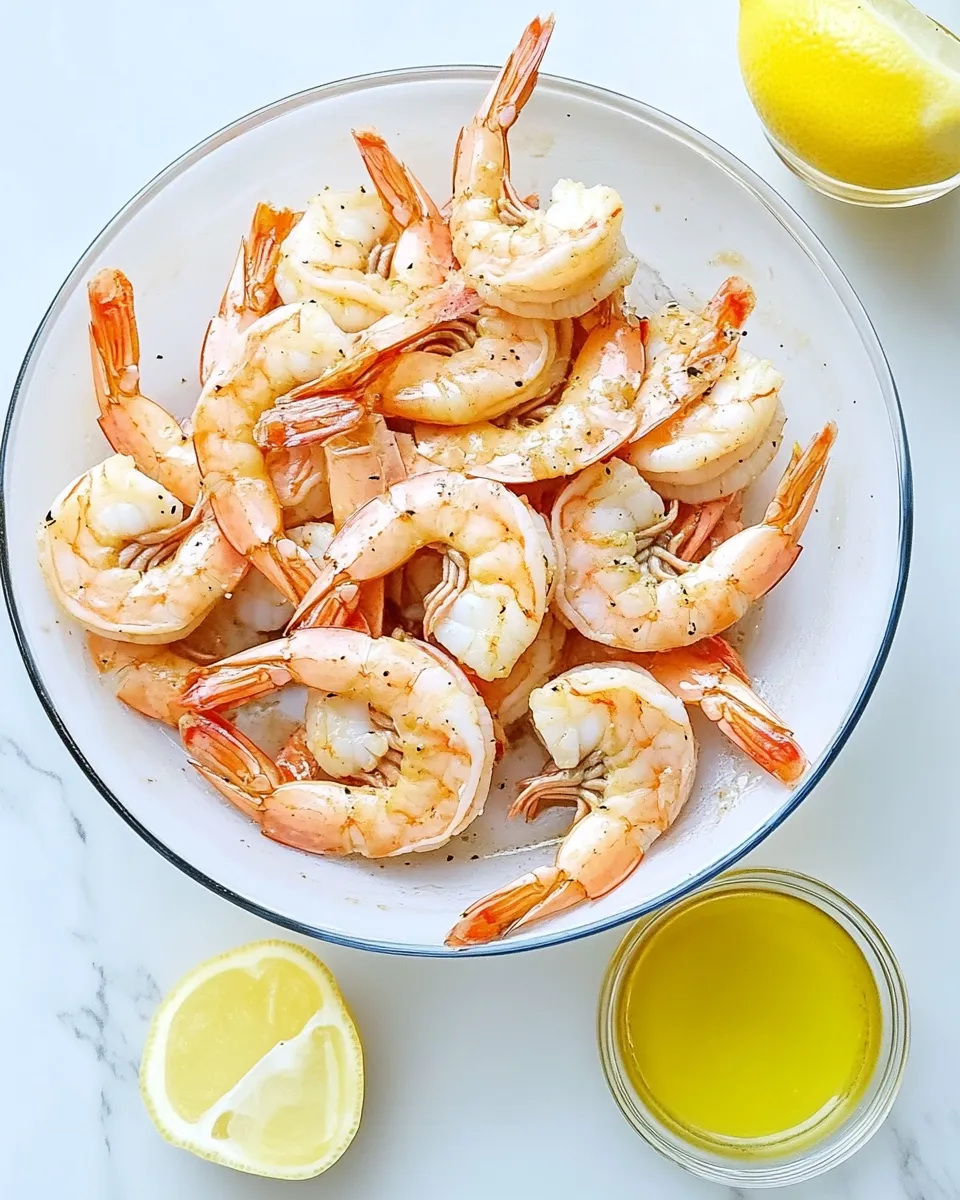 Easy Boiled Shrimp Recipe shot