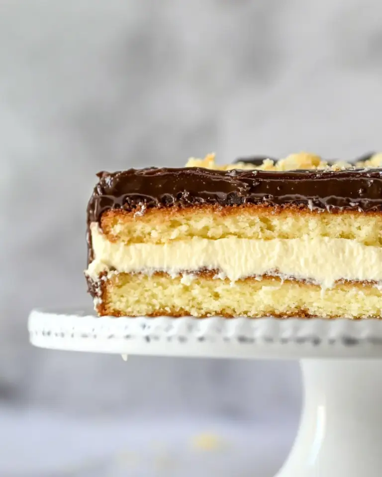 Homemade Boston Cream Cake photo