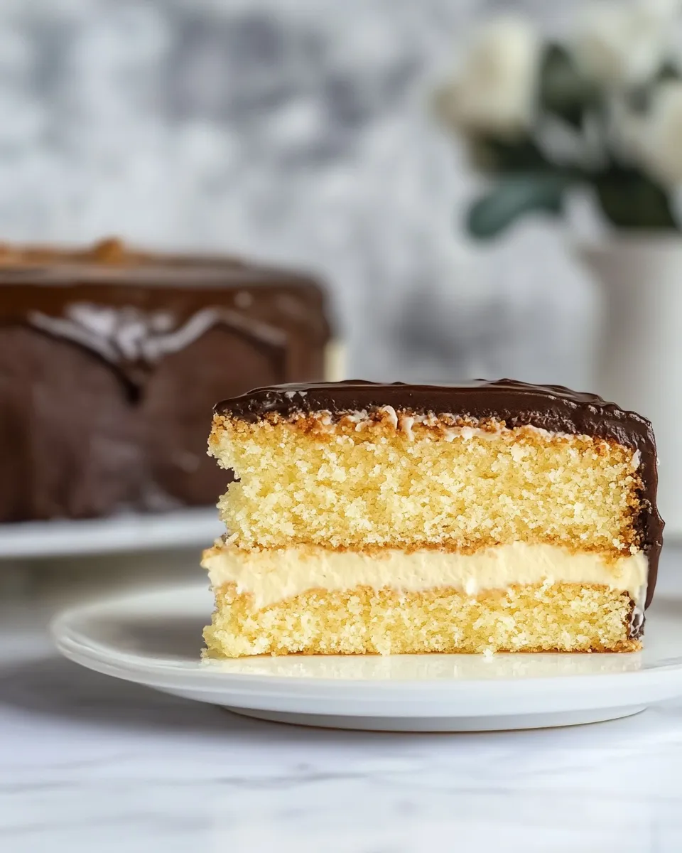 Classic Boston Cream Cake image