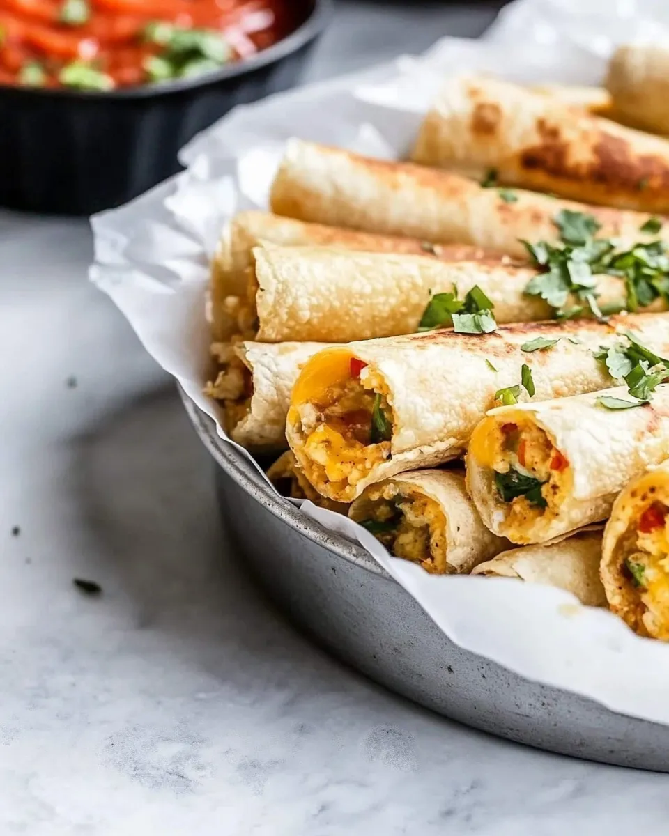 Delicious Breakfast Taquitos image