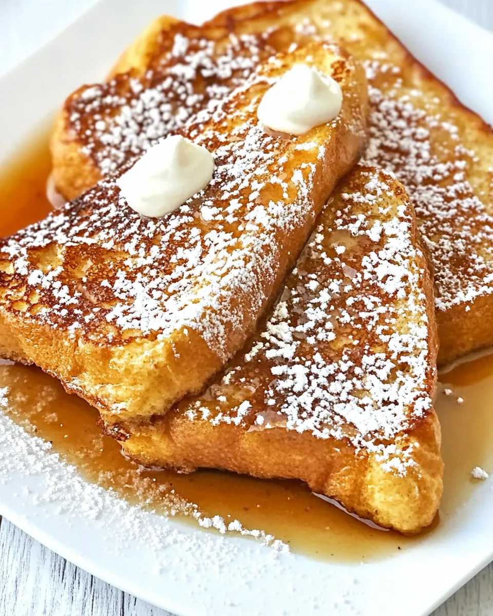 Homemade Brioche French Toast photo