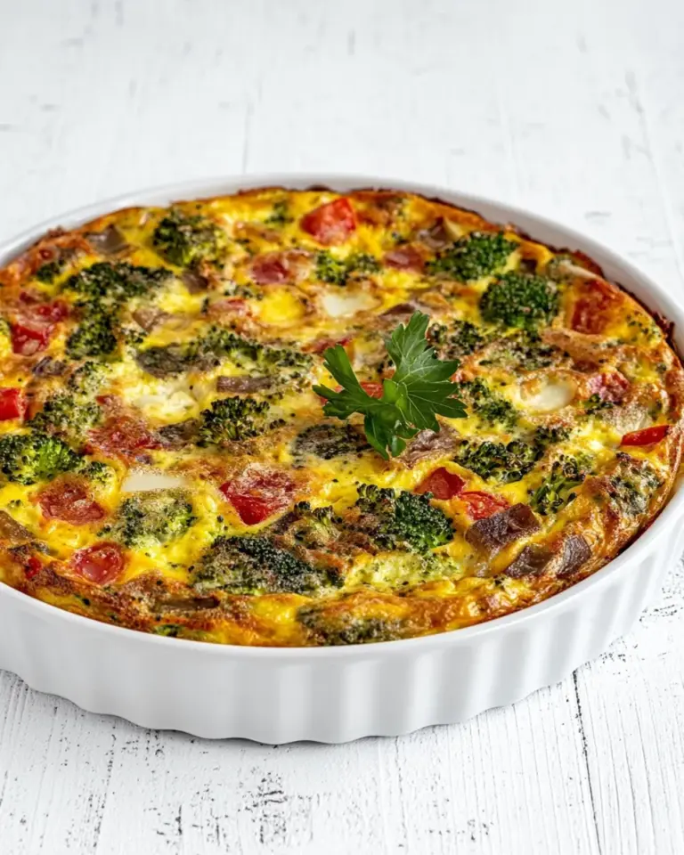Homemade Broccoli Frittata photo