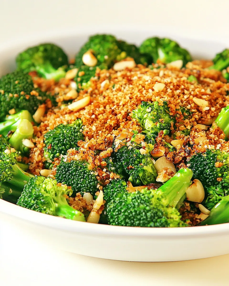 Homemade Broccoli with Toasted Garlic Crumbs photo