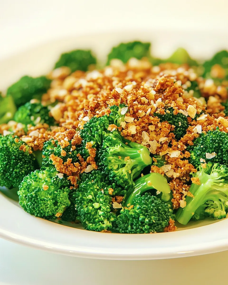 Delicious Broccoli with Toasted Garlic Crumbs image