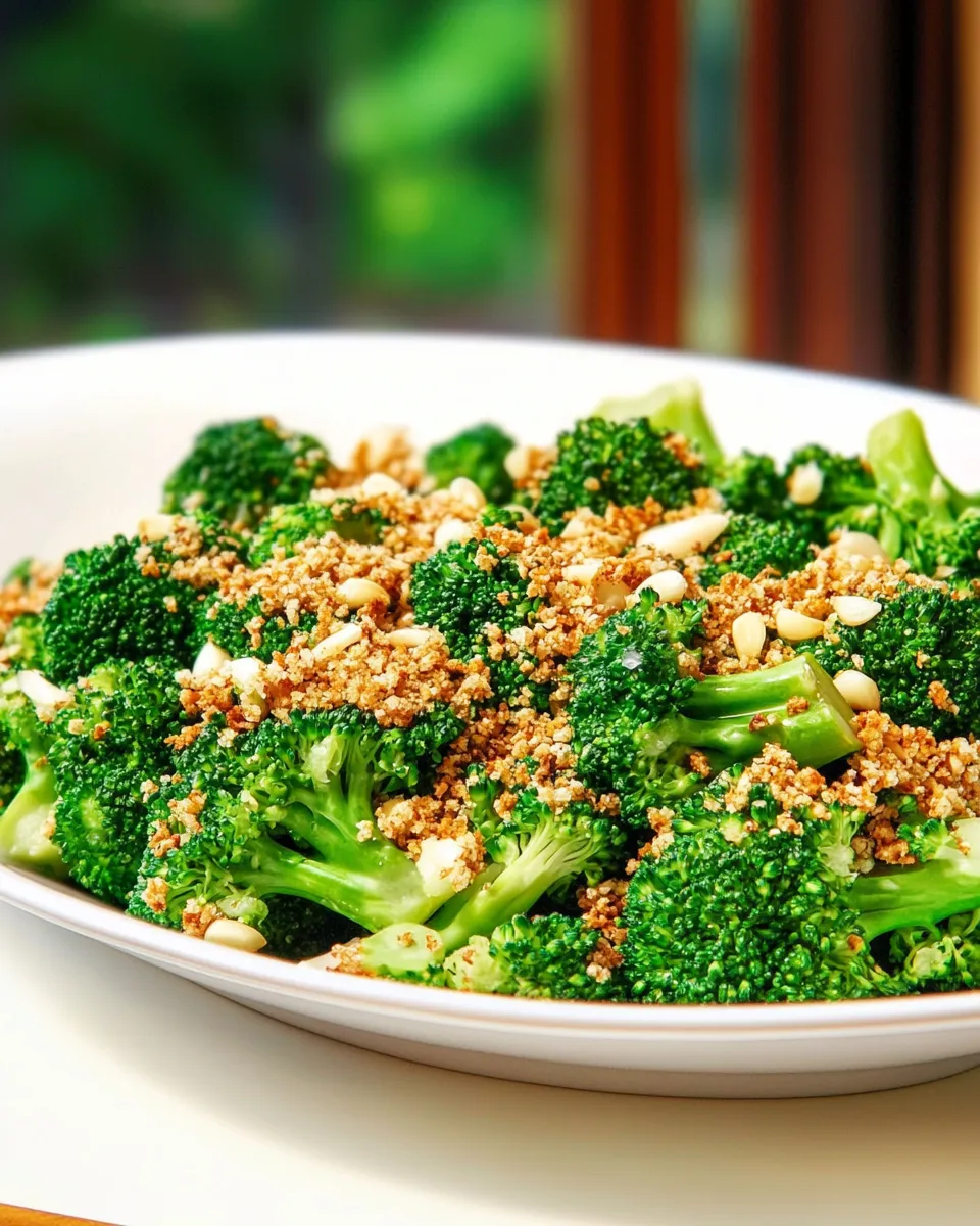 Easy Broccoli with Toasted Garlic Crumbs recipe photo